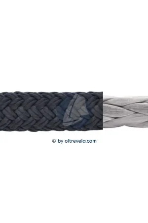 Bobina 100 metri doppia treccia Dyneema SOFTGRIP Ø6mm blu navy Prezzo Scontato