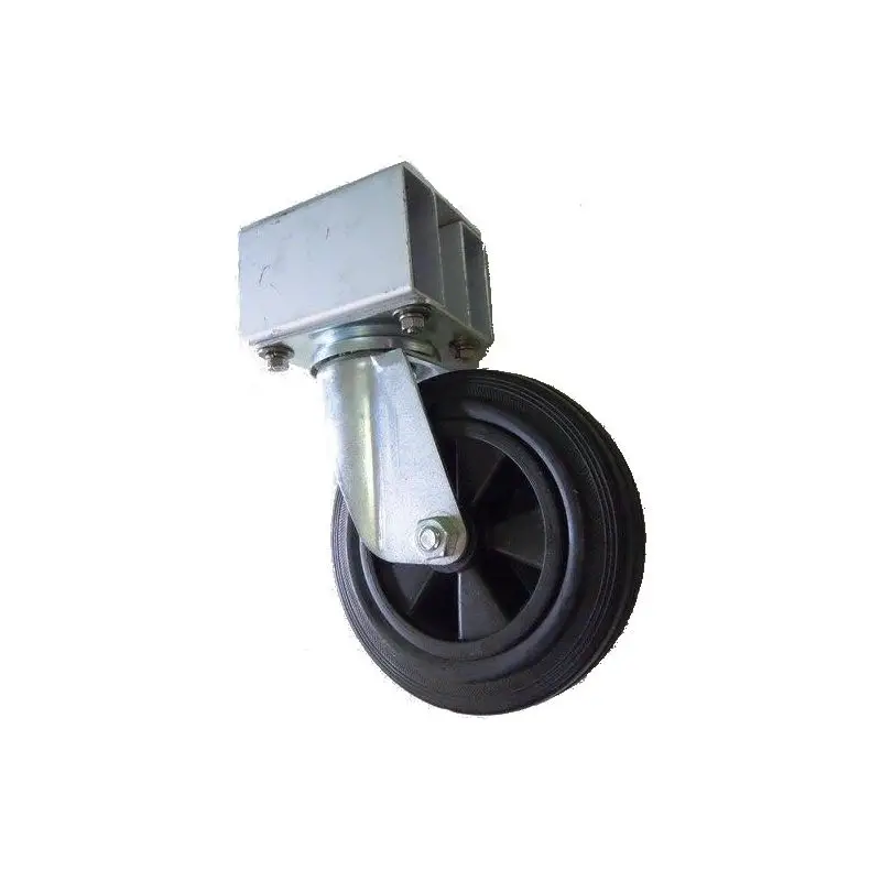 Ruotino di Prua per Carrelli Turbolenza - Compatibile con Carrelli Turbolenza, Rotazione 360°, Diametro 15cm, Viti Incluse Prezzo Conveniente