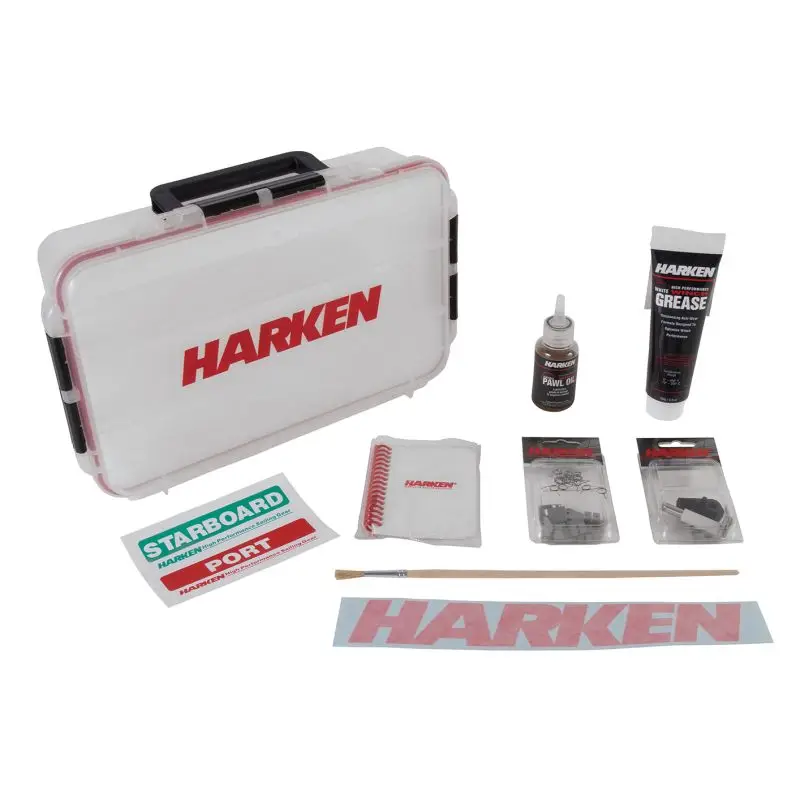 Più Venduto Kit Manutenzione Winch Harken - Set Completo per Vela con Nottolini, Mollette, Pawl Oil e Grasso Specifico per Winch - Compatibile con Winch Radial, Performa, Classic e Racing
