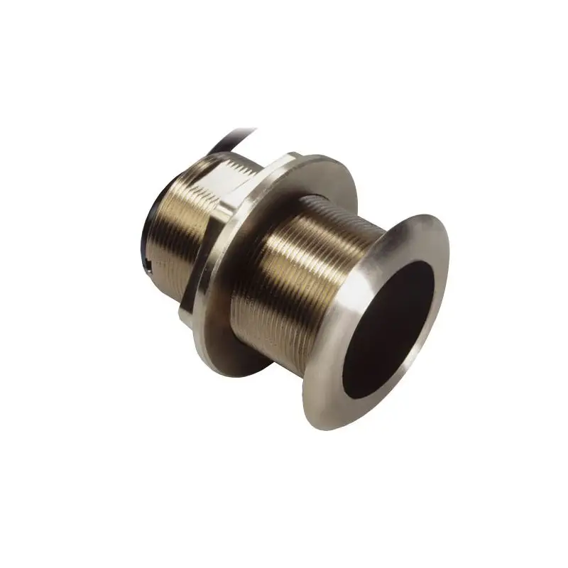 Popolare Trasduttore Passante B60 Raymarine in Bronzo Low Profile 600W con Tecnologia a Elemento Inclinato - Doppia Frequenza 50/200 kHz per Carene da 8° a 15°