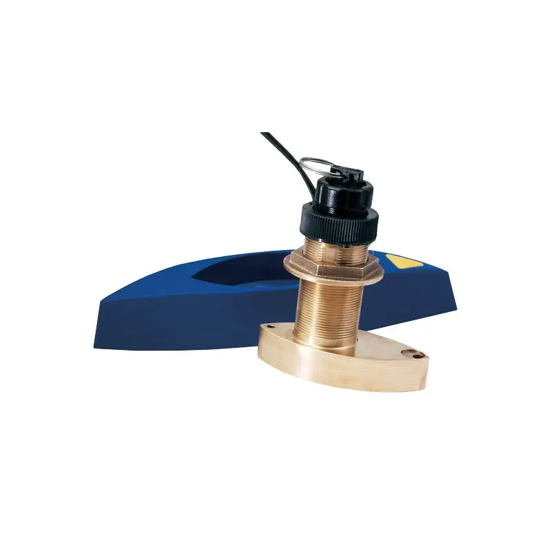 Trasduttore Passante Raymarine B744V in Bronzo 600W con High Speed Fairing Block - Doppia Frequenza 50/200 kHz per Fishfinder CP370, Profondità, Velocità e Temperatura in Unico Alloggiamento Direttamente Dal Produttore