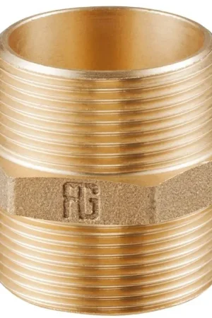 Niples doppio M-M in bronzo GUIDI per impianti nautici - Rubinetteria di alta qualità per barche e velieri Spedizione Espresso