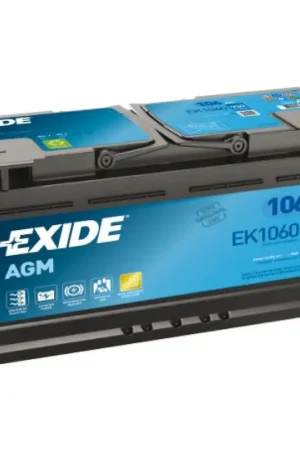 Direttamente Dal Produttore Batteria Exide AGM VRLA per Vela e Nautica - Senza Manutenzione, Massima Sicurezza e Potenza in Avviamento, Ultra Resistente alle Vibrazioni - Ideale per Barche e Veicoli Nautici