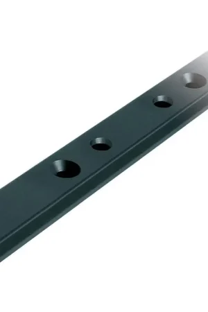 Rotaia Serie 22 Ronstan per applicazione RCC22-2ARC1220, Spezzone da 996 mm, Nero, Fori di fissaggio M6 CSK, Distanza di passo 100 mm, Distanza di passo dei fori di arresto 50 mm Di Tendenza