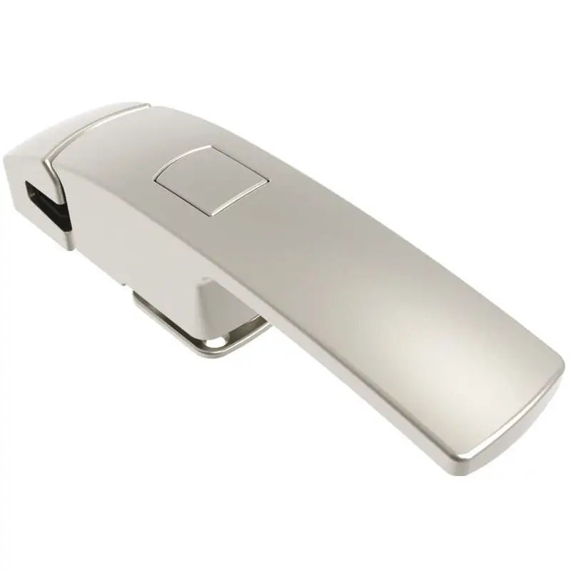 Chiusura a camma Southco in acciaio inox AISI 316 per porte di poppa, apertura a destra o sinistra, maniglia a pulsante, adattabile a vani e frigoriferi nautici. Must-Have