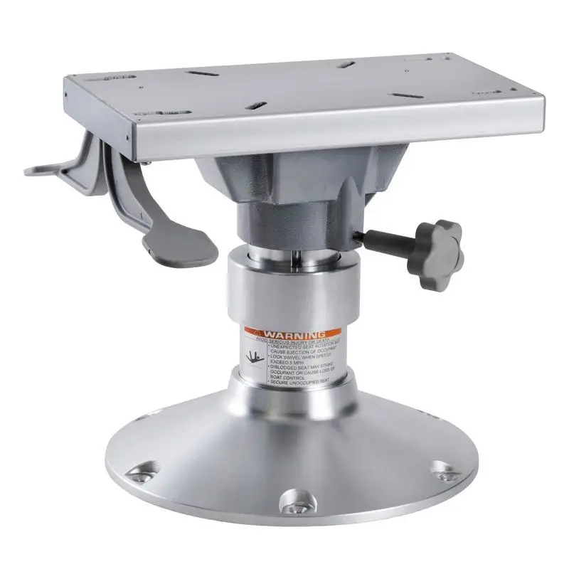 Compra Adesso Gamba Sedile Regolabile Osculati 350/470 mm in Alluminio Lucidato e Anodizzato - Adatta a Tutte le Scocche Sedile con Basi di Grande Diametro e Tubo a Forte Spessore