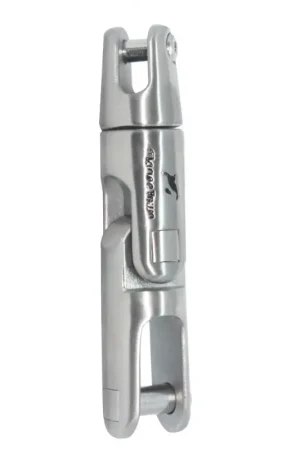Sconto Giunto Girevole Doppio Snodo in Acciaio Inossidabile AISI 316 - Carico di Lavoro 1350 kg, Per Catena Ø 10-12 mm - Ideale per Vela e Nautica
