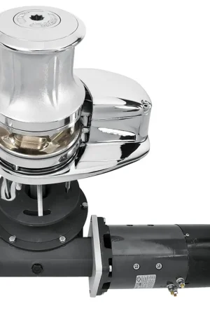 Vendita Finale Verricello X4 con Campana Lofrans', 2300W, 24V, Bronzo Cromato, Tiro Max. 2100kg, Velocità 12/25 m/min, Ø Catena 12mm, Peso 72kg. Adatto per barche da 18 a 25 mt.