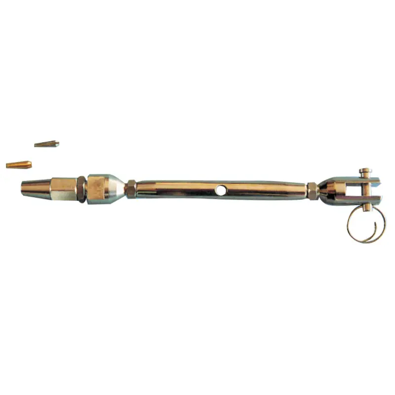 Super Prezzo Tenditore Rapido a Forcella Fissa in Acciaio Inox - Cavo Ø 6mm e Filetto M12 - Mavi.mare - Ideale per Nautica e Vela