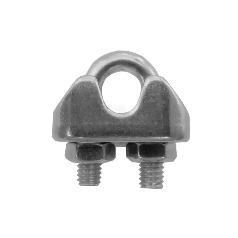 Popolare Morsetto a Cavallotto in Acciaio Inox AISI 316 - Morsetto Inox 316 DIN 741 per Nautica e Vela
