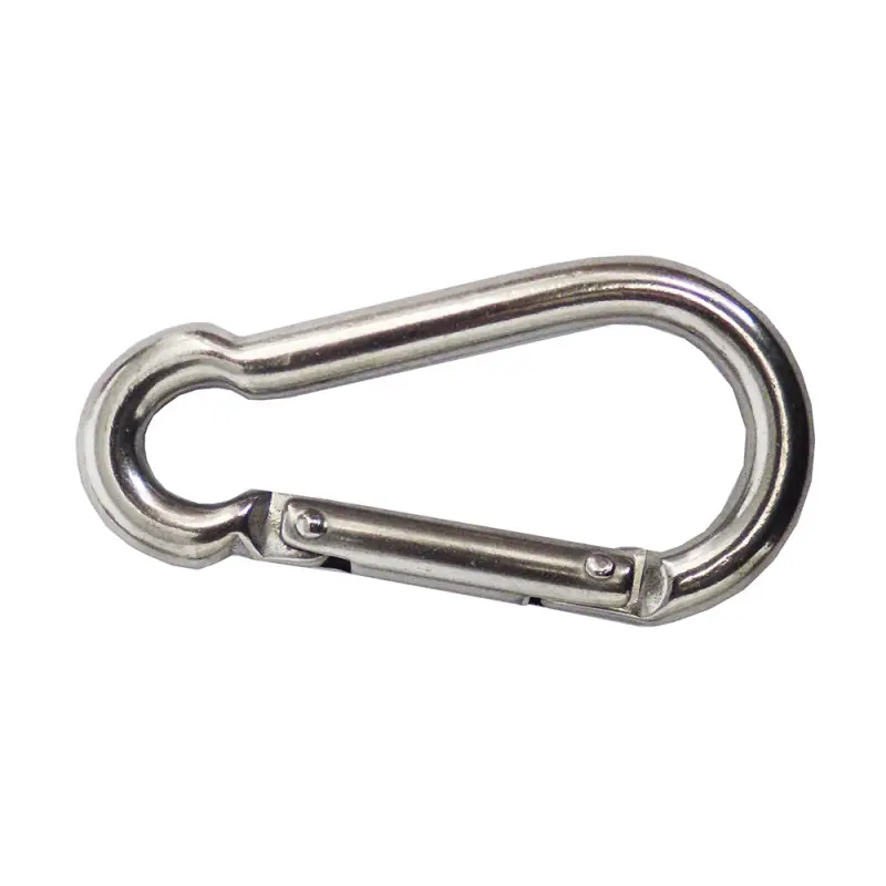 Moschettone Inox 316 con Apertura Trasversale - Dimensioni D 11mm, L 120mm, A 18mm, E 26mm - Ideale per Nautica e Vela Prezzo Scontato
