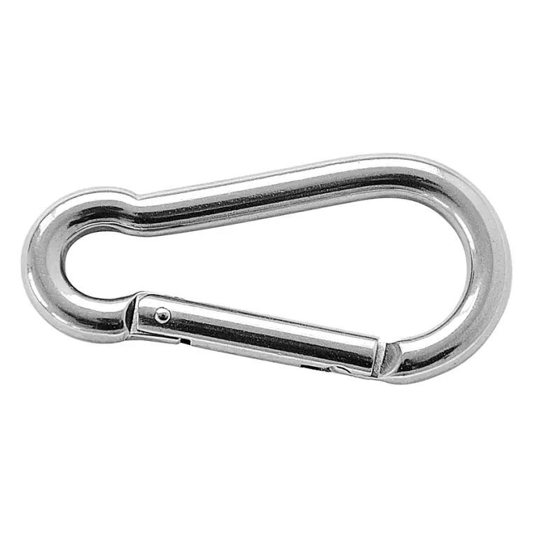 Moschettone Inox AISI 316 a Pera con Chiusura Dritta per Nautica e Velisti - Ideale per Attrezzature Marittime Bestseller