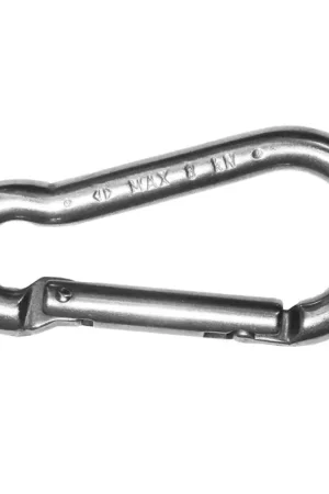 Moschettone Kong Genius Inox 316 con Apertura Trasversale - Resistente fino a 2000 Kg - Ø 12mm, Lunghezza 120mm, Apertura 26mm Reso Gratuito