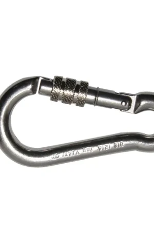 Moschettone Kong A Vite Inox 316 - Chiusura Key-Lock, Ø 12mm, Lunghezza 120mm per Nautica e Vela Direttamente Dal Produttore