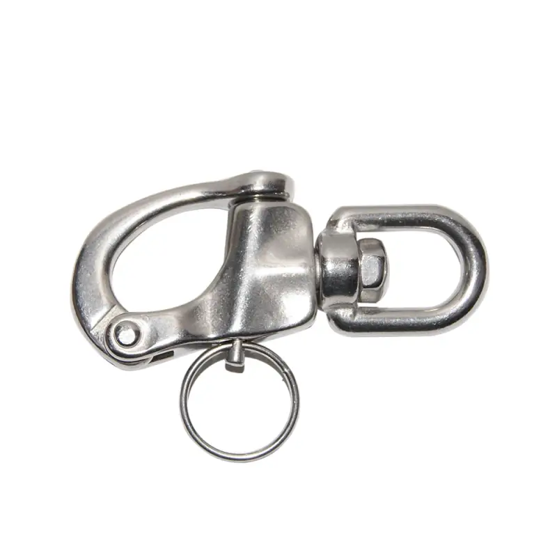 Moschettone Spinnaker Inox 316 con Occhio Girevole - Dimensioni 124mm x 22mm x 23mm - Apertura Esterna Offerta Limitata