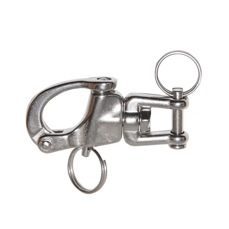 Moschettone Spinnaker in Acciaio Inox 316 con Grillo Girevole - Dimensioni 125mm x 22mm x 25mm x 19mm Occasione Imperdibile