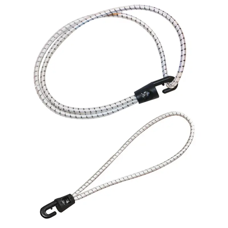 Offerta Del Giorno Elastico con Gancetto per Serravele - Treccia Elastica Ø 4 mm - Confezione da 20 Pezzi - Accessori Nautici di Qualità