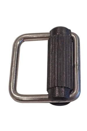 Sconto Fibbia Inox Marine Town - Fibbia in Acciaio Inox con Cursore in Nylon Autobloccante per Vela e Nautica