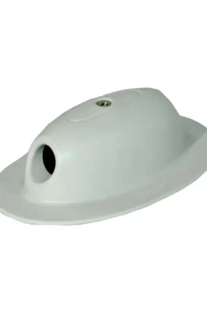 Vendita Finale Passacorda in PVC Nero con Vite Autofilettante - Fissaggio Sicuro per Treccia Ø 10-12 mm - Dimensioni 118 x 76 x 35 mm