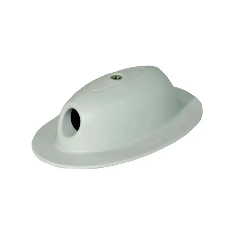 Vendita Finale Passacorda in PVC Nero con Vite Autofilettante - Fissaggio Sicuro per Treccia Ø 10-12 mm - Dimensioni 118 x 76 x 35 mm