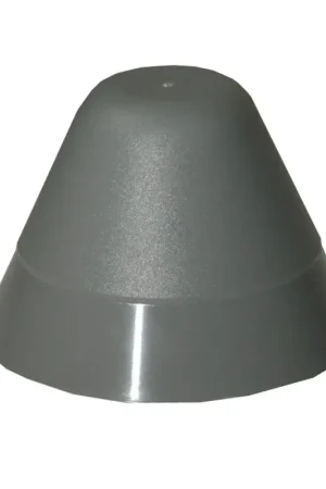 Non Perdere Cono Terminale in PVC Nero Ø145 x 100H - Accessorio Nautico per Barche e Vela