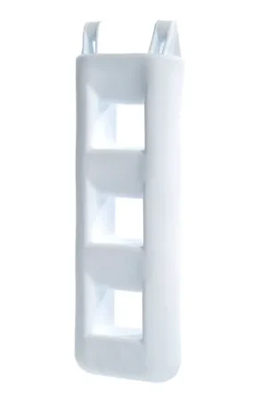 Parabordo a Scaletta Majoni - Parabordo Bianco con 3 Gradini per Facilità di Risalita a Bordo (Dimensioni: 750 x 250 x 120 mm) Bestseller
