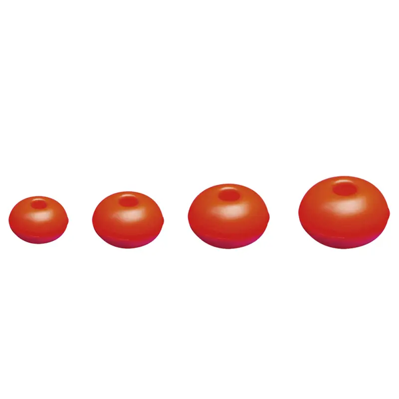 Galleggiante Reti Arancio Ø 10 mm - Conf. da 20 Pezzi - Ideale per Reti e Corde Nautiche - Nuova Rade Bestseller