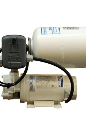 Prezzo Conveniente Autoclave Idromini ACB - Sistema di Pressurizzazione Acqua Nautica con Serbatoio da 2 Lt, Pressostato e Manometro in Bronzo e Ottone, Albero in Acciaio AISI 316