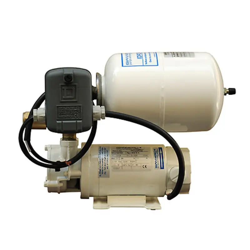Prezzo Conveniente Autoclave Idromini ACB - Sistema di Pressurizzazione Acqua Nautica con Serbatoio da 2 Lt, Pressostato e Manometro in Bronzo e Ottone, Albero in Acciaio AISI 316
