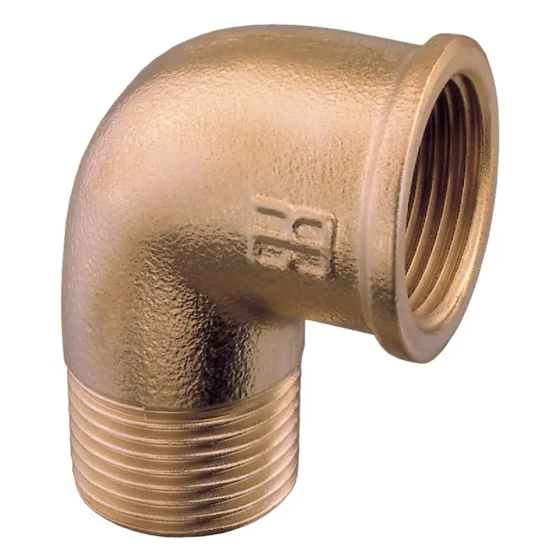 Curva in Ottone M-F Guidi 3" - Accessorio Nautico per Impianti Idraulici e Rubinetteria Professionale Prezzo Scontato