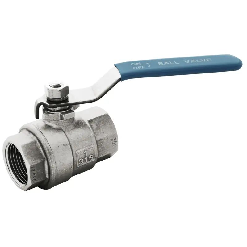 Valvola a Sfera in Acciaio Inox AISI 316 - Filettatura F/F per Nautica e Barche Acquista Ora
