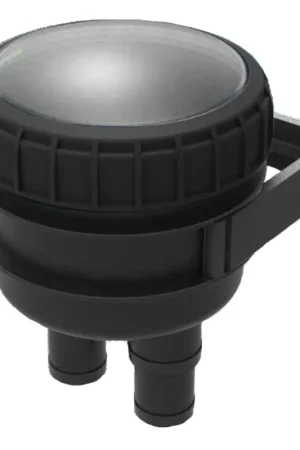 Saldi Filtro Acqua in Plastica per Nautica - Adattabile in Polipropilene con Coperchio Trasparente e Filtrante in Nylon per Raffreddamento Motori