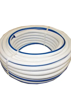 Novità Tubo in PVC Retinato Flessibile da 25mt - Alta Resistenza per Lavaggio Barche e Usi Vari - Doppio Rinforzo Tessile - Ø Interno 15mm, Ø Esterno 21mm, Pressione 10 Bar
