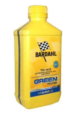 Olio Green Power TCW3 - Olio Semisintetico per Motori Fuoribordo 2T - Massima Lubrificazione e Protezione - Tecnologia Smokeless - Formula BARDAHL POLAR PLUS Promozione