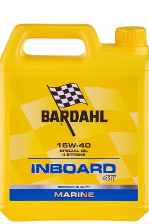 Olio Lubrificante Minerale Premium Bardahl 15W-40 per Motori Entrobordo Marini Diesel - Massima Protezione e Pulizia Non Perdere