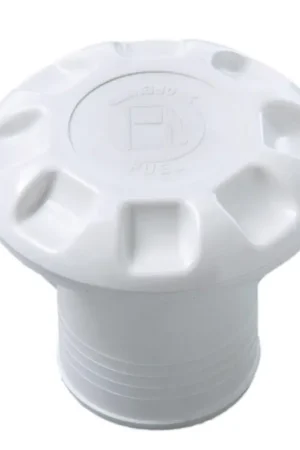 Offerta Lampo Tappo Imbarco Carburante in Nylon Bianco - Ø Max 88 mm per Barche e Nautica