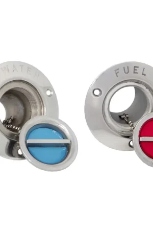 Tappo Imbarco in Acciaio Inox AISI 316 Lucidato a Specchio con Catenella di Sicurezza e Maniglietta - Ø 84mm Compra Oggi Stesso