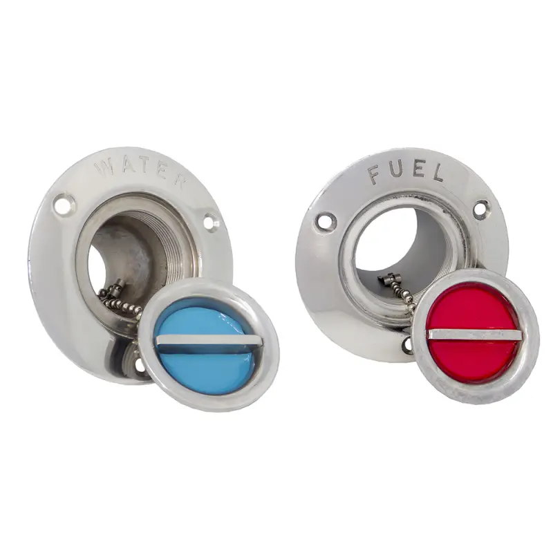 Tappo Imbarco in Acciaio Inox AISI 316 Lucidato a Specchio con Catenella di Sicurezza e Maniglietta - Ø 84mm Compra Oggi Stesso