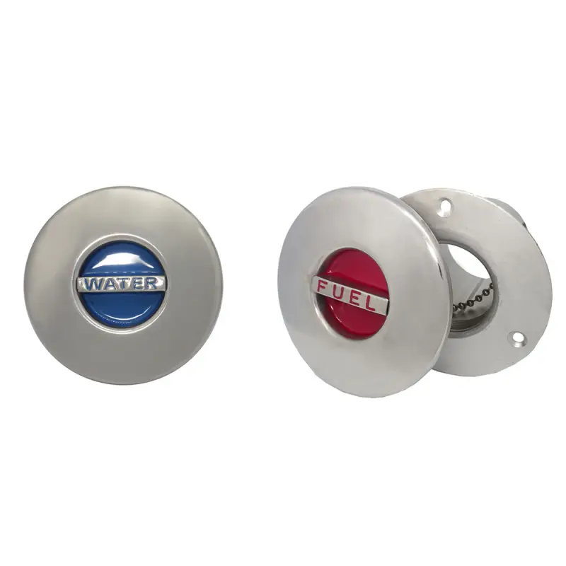 Tappo Imbarco in Acciaio Inox Lucidato a Specchio - Design a Filo con Viti Cieche Nascoste - Diametro 88mm Promozione Esclusiva