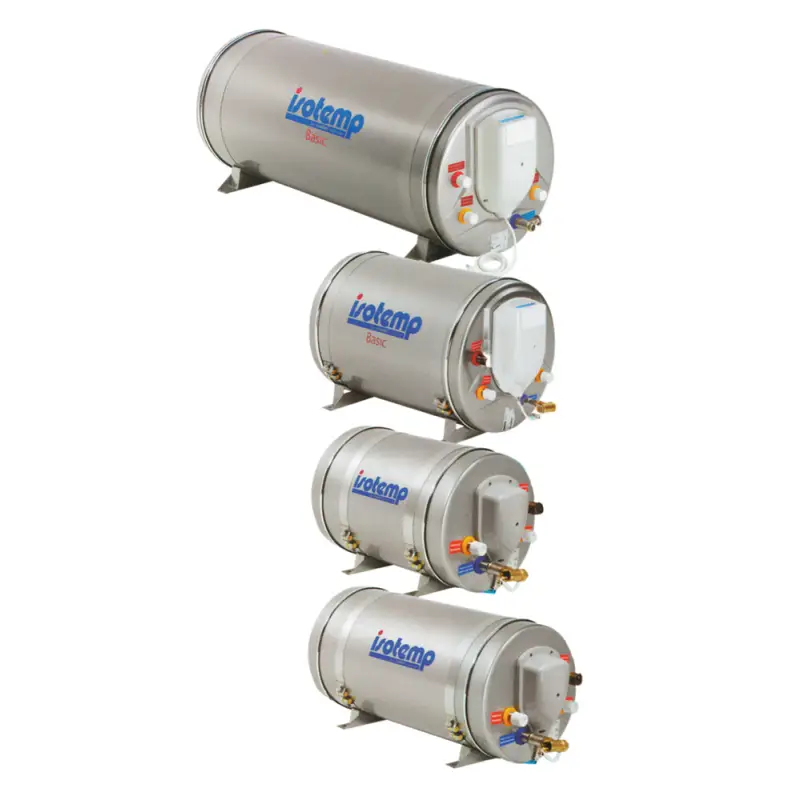 Ordina Subito Boiler Inox Isotemp Basic - Serbatoio in acciaio inox AISI 316, isolamento in poliuretano, funzionamento elettrico e con scambiatore di calore, resistenza in rame nichelato.
