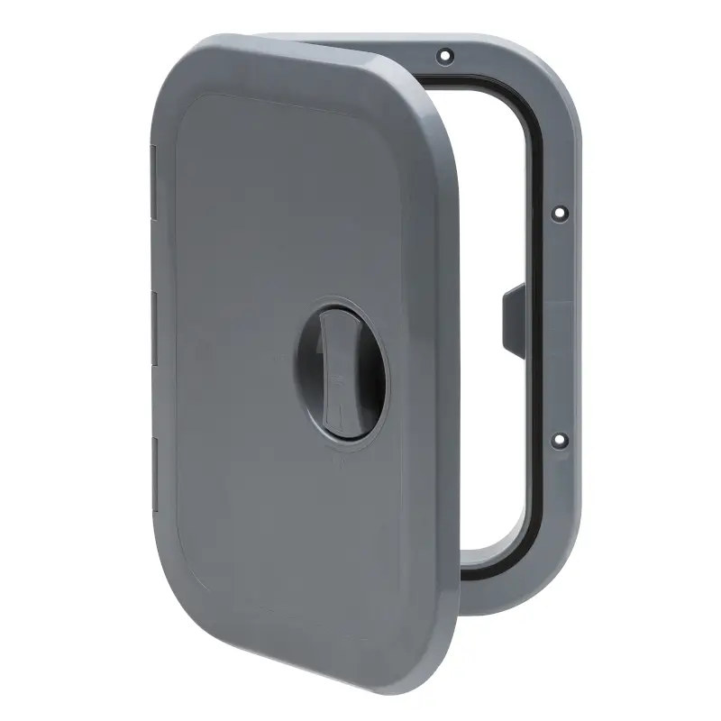 Più Venduto Sportelli Calpestabili 270 x 373 mm in ASA Resistente ai Raggi UV con Sportello Rimovibile e Cerniere Alternative - Ideali per Barche e Nautica