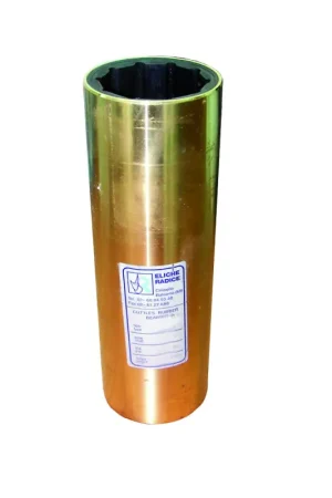Professionale Boccola in Bronzo con Gomma Idrolubrificata - Ø Interno ed Esterno in Pollici per Eliche Radice