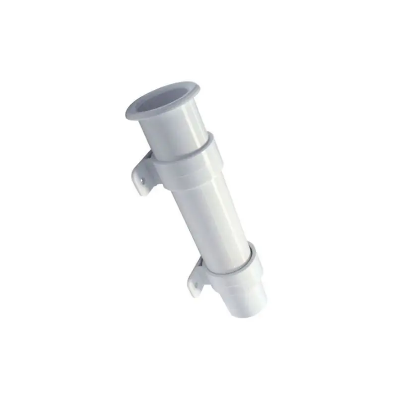 Portacanna Fisso da Parete in Plastica - Ø 40mm, Lunghezza 225mm - Perfetto per Nautica e Pesca Consegna Rapida