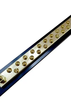 Terminali Elettrici in Ottone per Nautica - Connessione Affidabile con Base in ABS e Barra di Distribuzione - Marine Town Vendita Finale