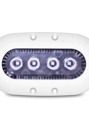 Luce Subacquea Oceanled Serie X a 4 LED - Illuminazione Efficiente e Compatta per Barche e Nautica con Design Basso Profilo Quantità Limitata