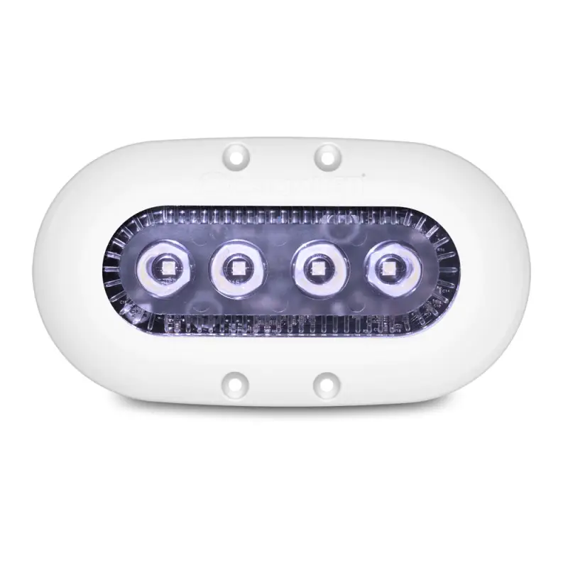 Luce Subacquea Oceanled Serie X a 4 LED - Illuminazione Efficiente e Compatta per Barche e Nautica con Design Basso Profilo Quantità Limitata