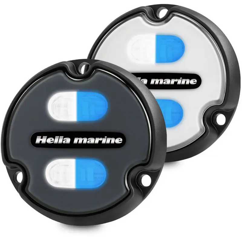 Faro Subacqueo a LED Apelo A1 - Potente e Compatto con Corpo in Termopolimero Marino, 1800 Lumen, Protezione IP68/IP69, Elettronica Multivolt 9-32V per Nautica e Immersione Spedizione Espresso