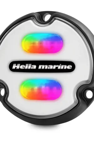 Occasione Imperdibile Faro Subacqueo RGB a LED Apelo A1 - Hella Marine | 1800 Lumen, Ottiche 5000 K°, IP68/IP69, Elettronica Multivolt, Compatto e Potente per Nautica
