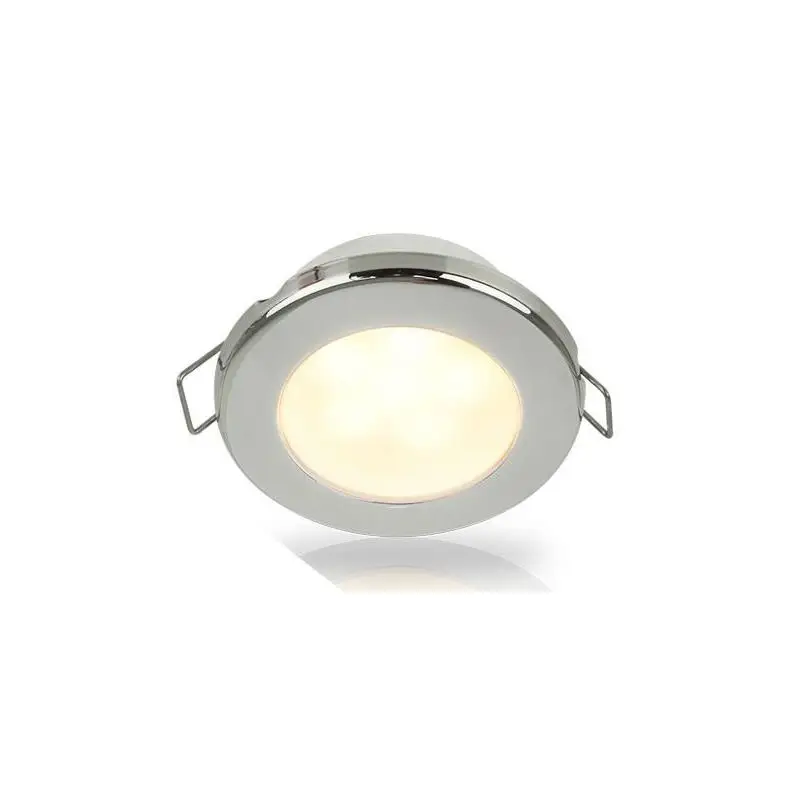 Offerta Del Giorno Faretto Euroled 75 Luce Calda - Faretti a LED Stagni IP67 per Nautica e Installazioni Esterne/Interne, 3W, 190 Lumen, Cassa Antimurto Resistente UV con Cavo Marino da 12 cm
