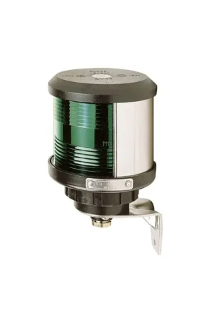 Soddisfatti O Rimborsati Fanale di Via Omologato Serie 35 DHR - Policarbonato Nero Rinforzato con Staffa Inox e Lente Fresnel Resistente per Imbarcazioni Commerciali